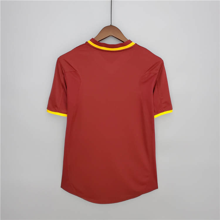 2000 Portugal Retro Soccer Jerseys Home Red Football Shirt - Click Image to Close